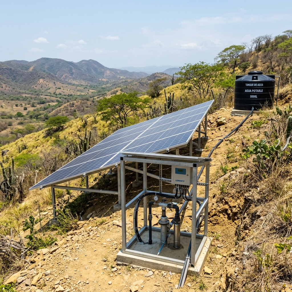 Bombeo Solar en Alta Montaña Caribeña